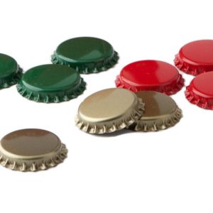 Kapsle;złote;(op.;100;szt)