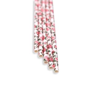 Słomki";florystyczne;białe;8x210;(op.;100;"szt)