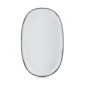 CARACTERE;półmisek;35x21;cm;Biała;"Chmura