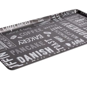 Taca;bufetowa;GN;1/3;z;melaminy;-0;wzór;"czarna