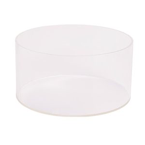 Tuba;bufetowa;akrylowa;h.;10;cm;przezroczysta