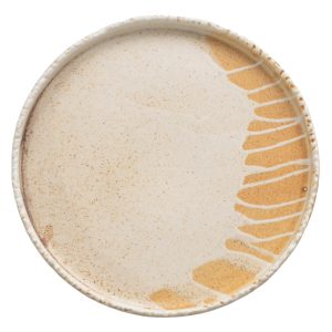 SAMTO;Talerz;okrągły;płaski;21;cm;"kremowy